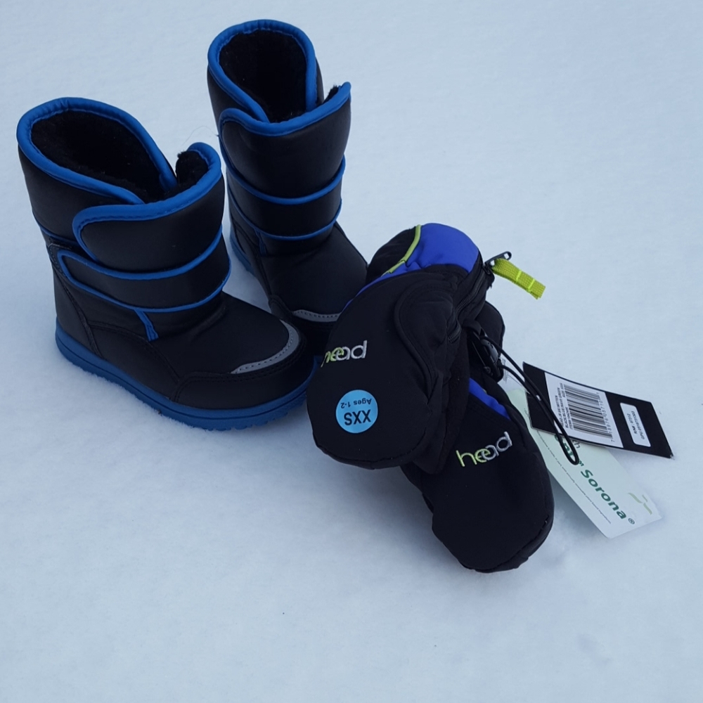 New Head gloves sz XXS and boots size 8 - Picture 1 of 8
